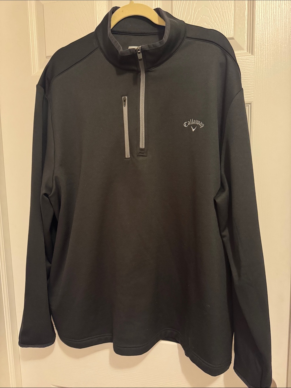 Callaway Black Half-Zip Performance Pullover